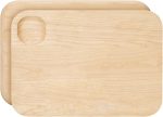 Cutting Board - Small (10 x 7”) - Double Sided Wood Cutting Board - Made From FSC-Certified Birch Wood - Food-Safe Mineral Oil & Wax Finish