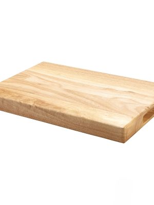 Wooden Cutting Board, 12-Inch x 18-Inch x 1.75-Inch, Tan, 12 X 18