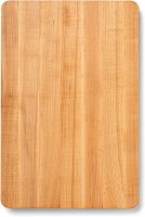 Series Rectangular Wooden Maple Cutting Board 18”x12” – 1.25” Thick, 8-lb Reversible Butcher Block with Eased Corners & Edge-Grain –